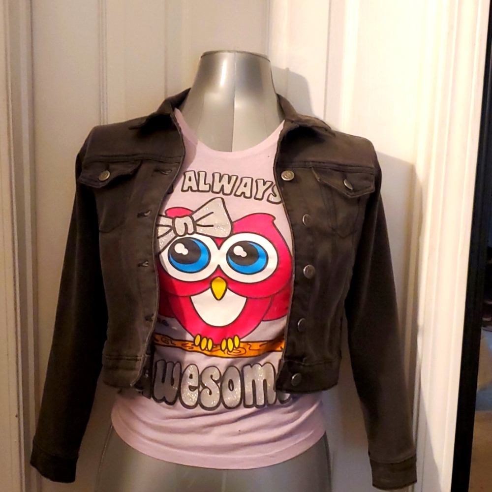 Kids black Jean Jacket